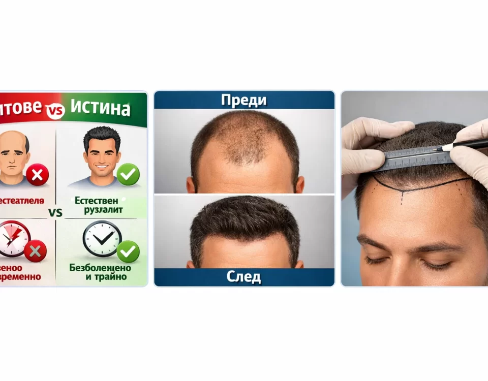 митове за присаждане на коса срещу истина реални резултати трансплантация