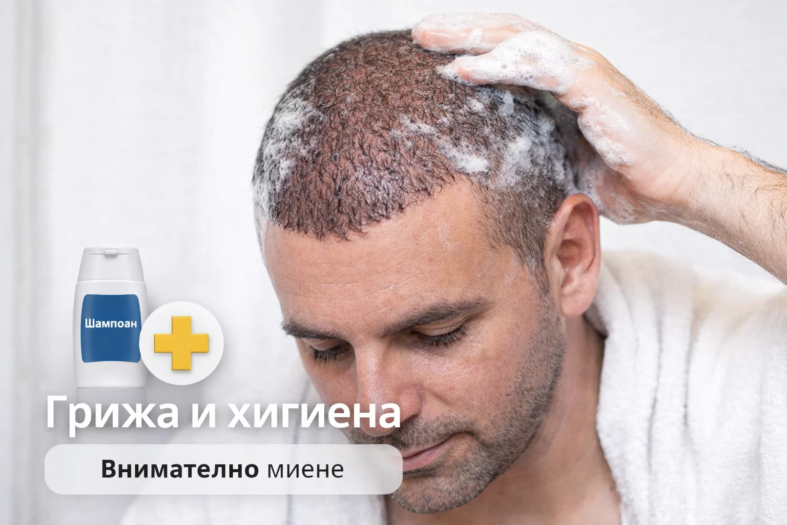 миене след присаждане на коса грижа шампоан възстановяване скалп