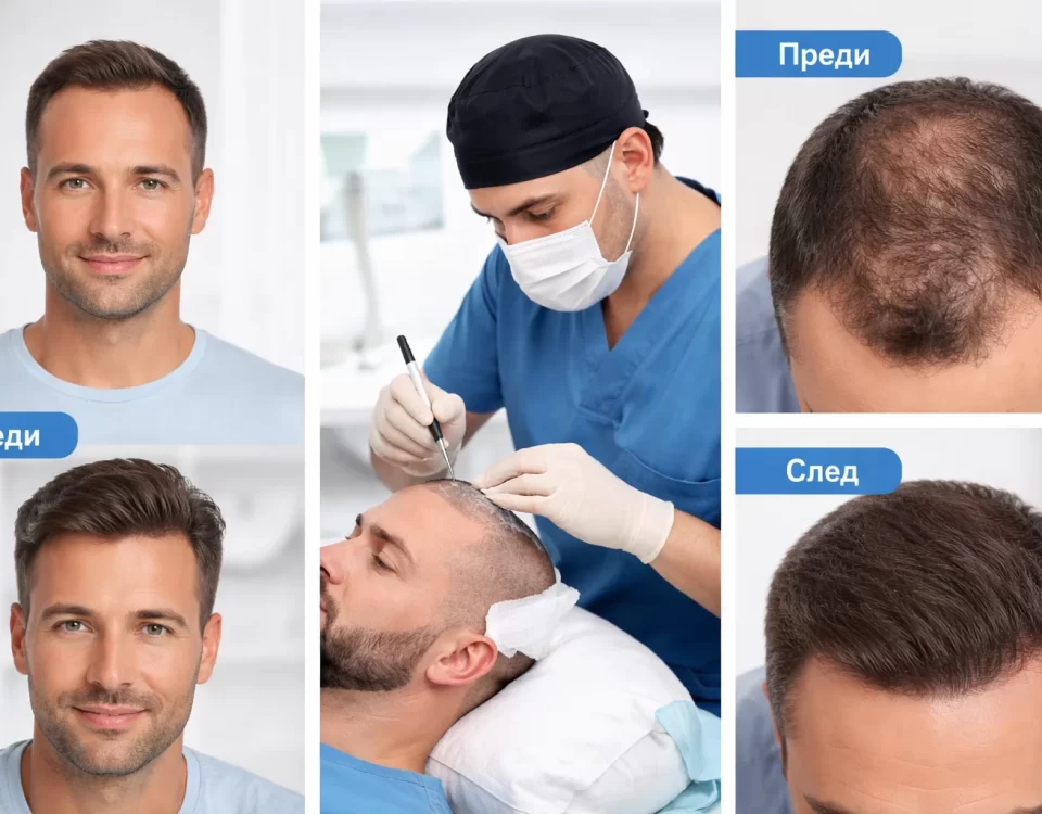 присаждане на коса Турция преди и след естествен резултат