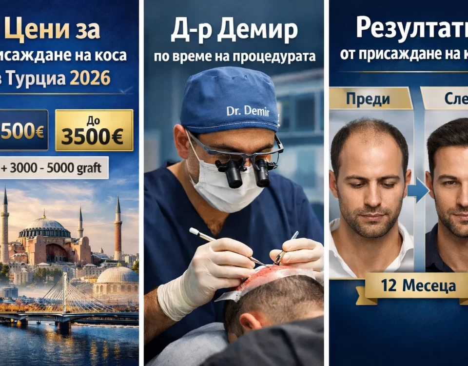 Присаждане на коса в Турция 2026 – цени, резултати и д-р Демир