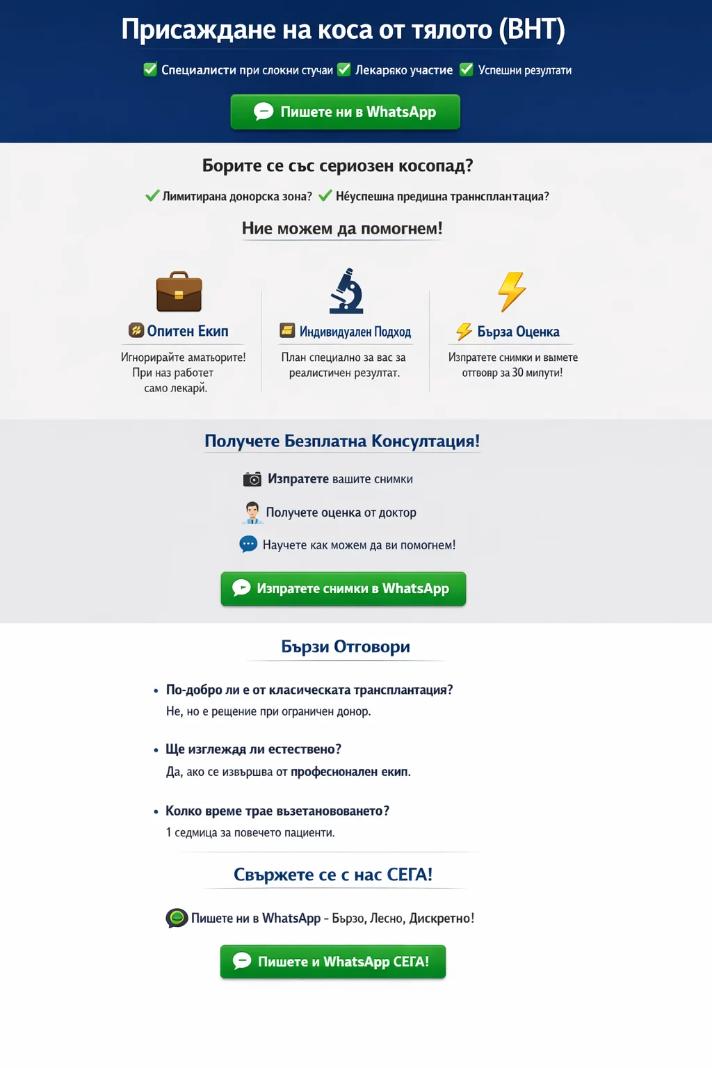 Присаждане на коса от тялото (BHT) – извличане на космени фоликули от гърди и резултат преди и след трансплантация на коса