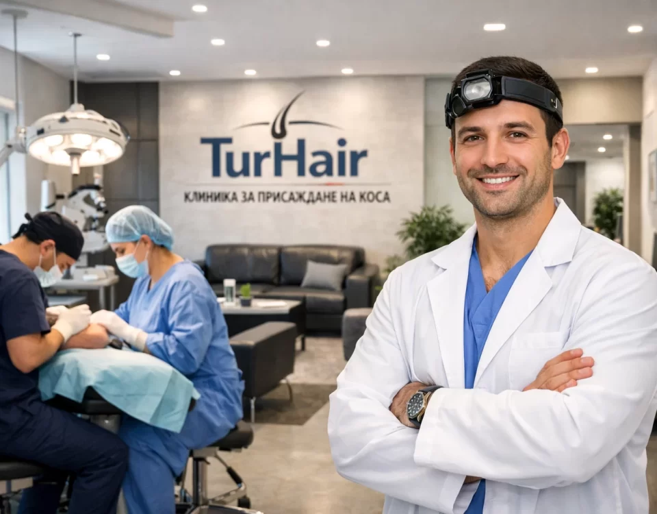 Клиника за присаждане на коса с лекар – модерна медицинска процедура в Turhair, естествени резултати