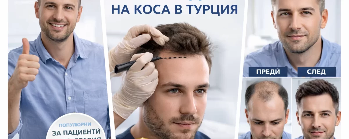 Присаждане на коса в Турция без бръснене – резултати преди и след в клиника Turhair с лекарски контрол