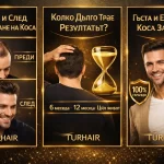 Постоянен резултат от присаждане на коса | Turhair