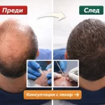 Присаждане на коса преди и след резултати с FUE метод в Турция естествен резултат