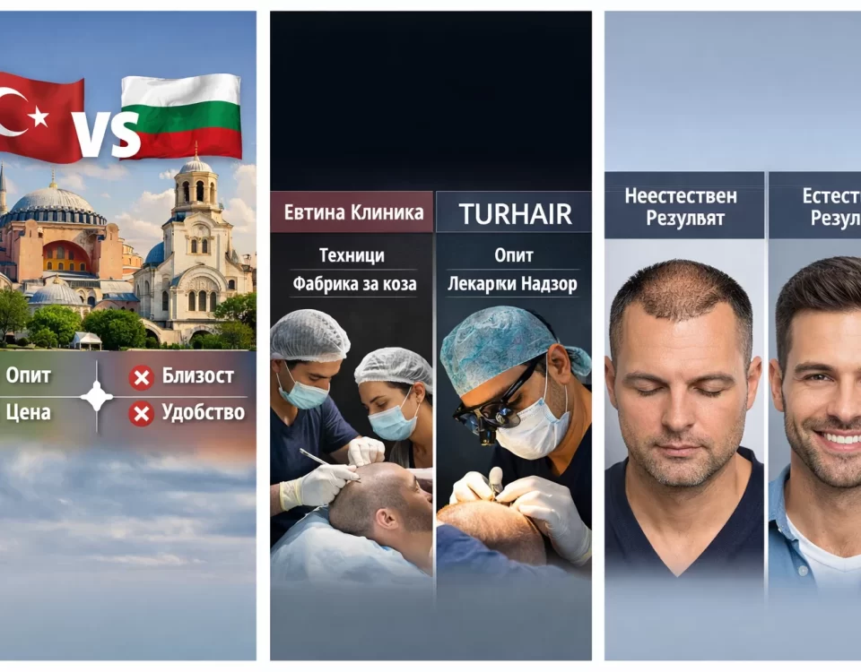 Присаждане на коса в Турция vs България – сравнение на опит, цена и резултати, TURHAIR естествени резултати