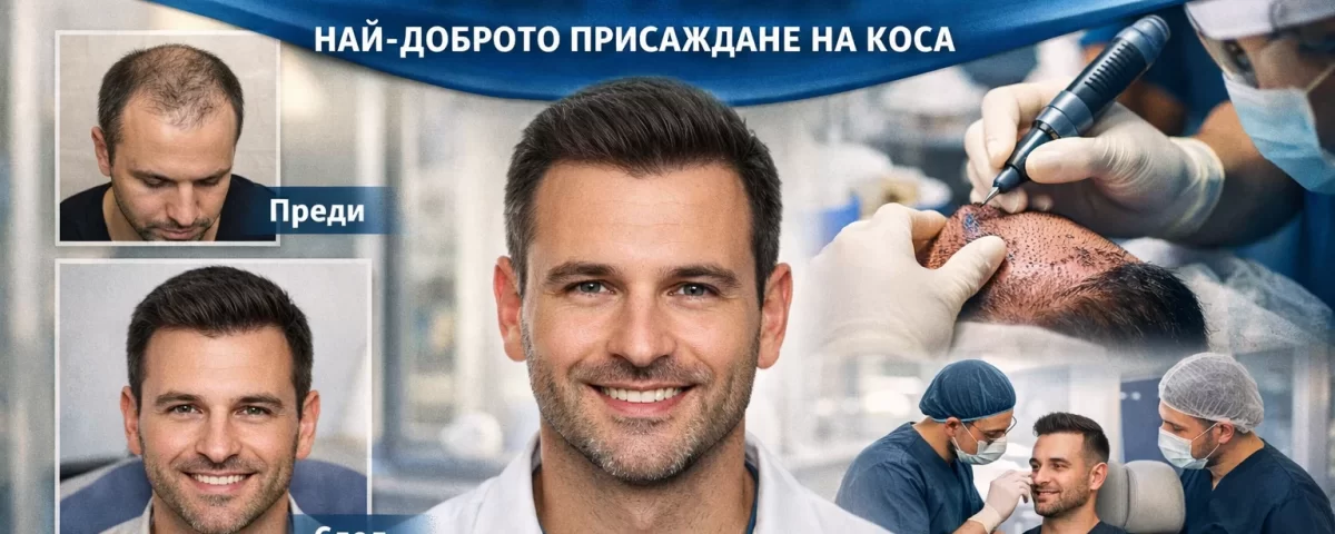 Присаждане на коса преди и след резултат Turhair FUE DHI метод докторска клиника естествена линия