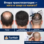 Втора трансплантация на коса – кога е необходима и как се подобрява гъстотата | Turhair клиника