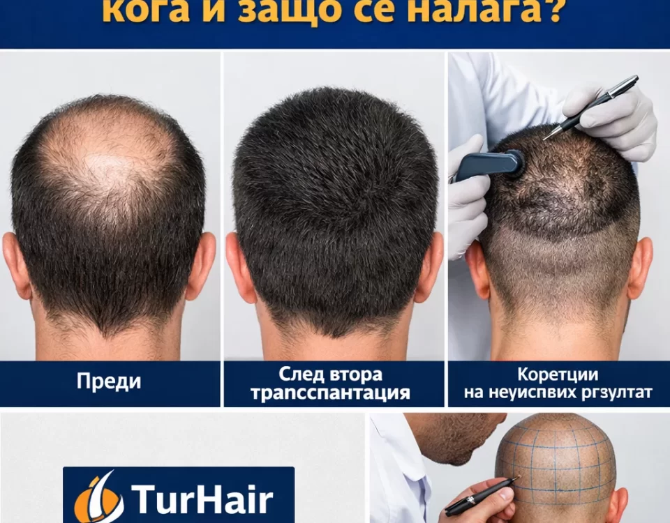 Втора трансплантация на коса – кога е необходима и как се подобрява гъстотата | Turhair клиника