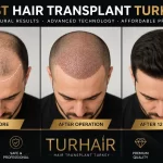 Резултати преди и след трансплантация на коса в Турция от TurHair Istanbul