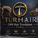 DHI трансплантация на коса в Турция от Turhair с премиум медицински услуги, естествен дизайн на линията на косата, модерна DHI технология и дълготрайни резултати.