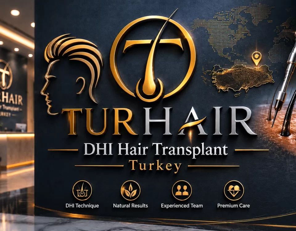 DHI трансплантация на коса в Турция от Turhair с премиум медицински услуги, естествен дизайн на линията на косата, модерна DHI технология и дълготрайни резултати.