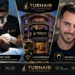 VIP клиника за присаждане на коса Turhair Istanbul с естествени резултати и експертен екип