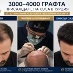 3000–4000 графта присаждане на коса в Турция – TurHair, преди и след процедурата