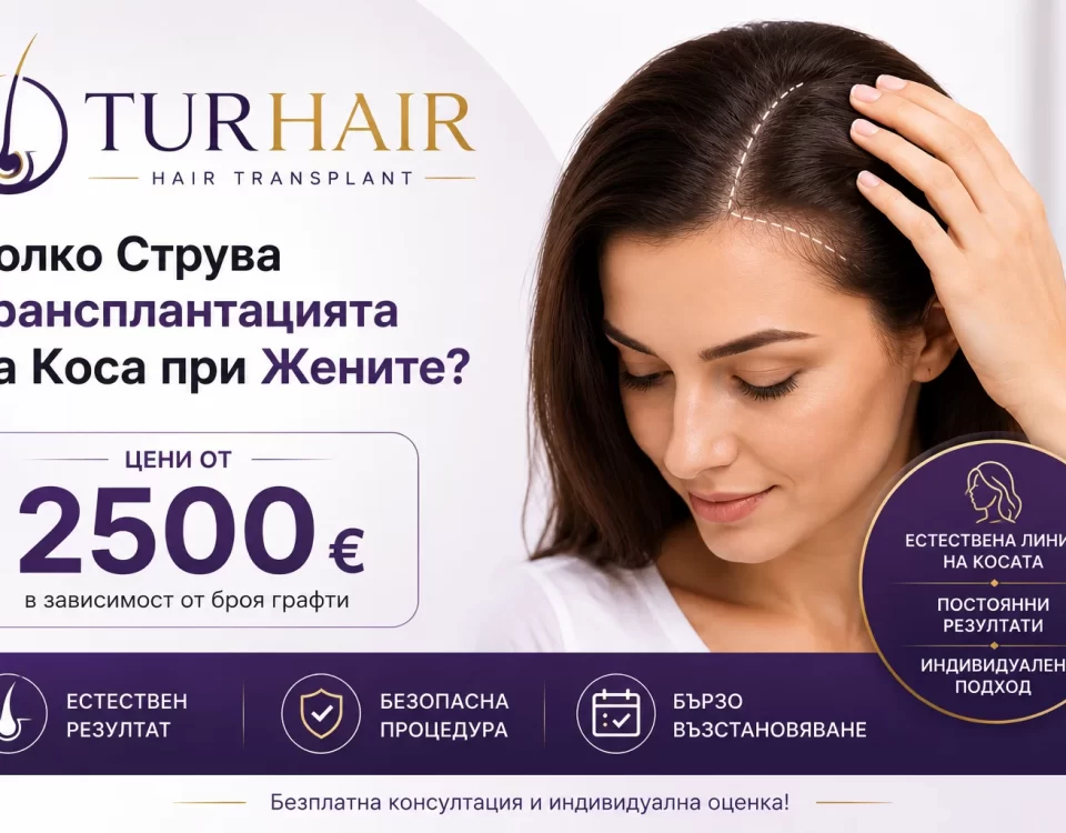 Колко струва трансплантацията на коса при жените в Турция – TURHAIR Istanbul