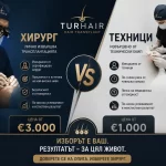 Сравнение между трансплантация на коса, извършена от хирург, и процедура, извършена от техници – TURHAIR Istanbul.