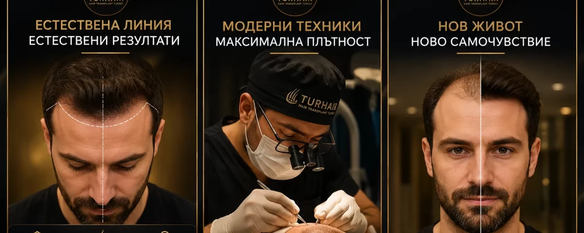 Присаждане на коса в Турция с TurHair и Д-р Демир – естествена линия на косата, Sapphire FUE, DHI и естествени резултати