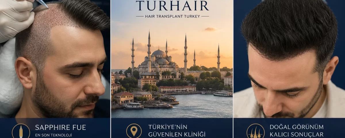 Sapphire FUE Турция в клиника TurHair Истанбул – модерна трансплантация на коса с естествени резултати